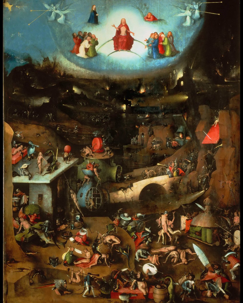 Il Giudizio Universale Trittico, pannello centrale da Hieronymus Bosch