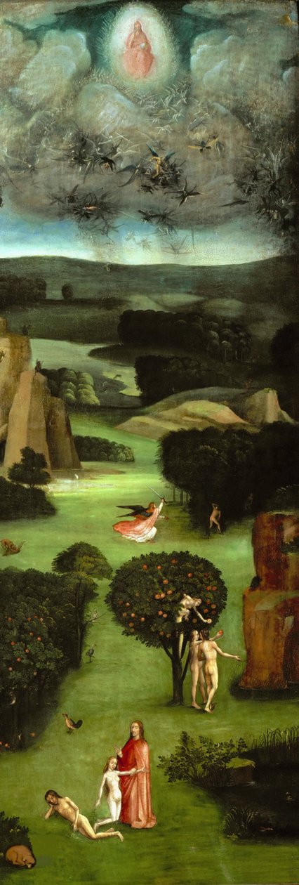 Il Giudizio Universale Trittico, pannello sinistro, ca 1485 da Hieronymus Bosch