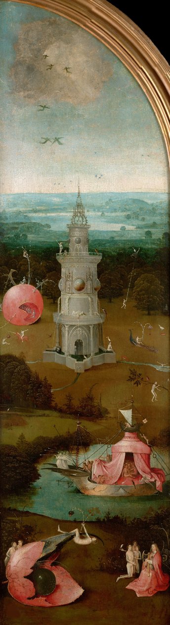 Il Giudizio Universale, pannello sinistro da Hieronymus Bosch