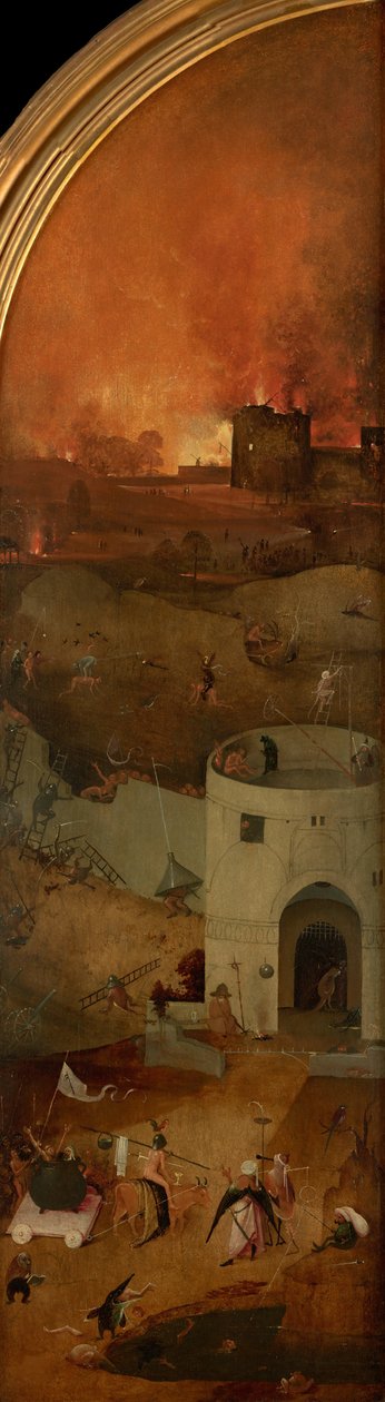 Il Giudizio Universale trittico, pannello destro, ca. 1490-1510 da Hieronymus Bosch