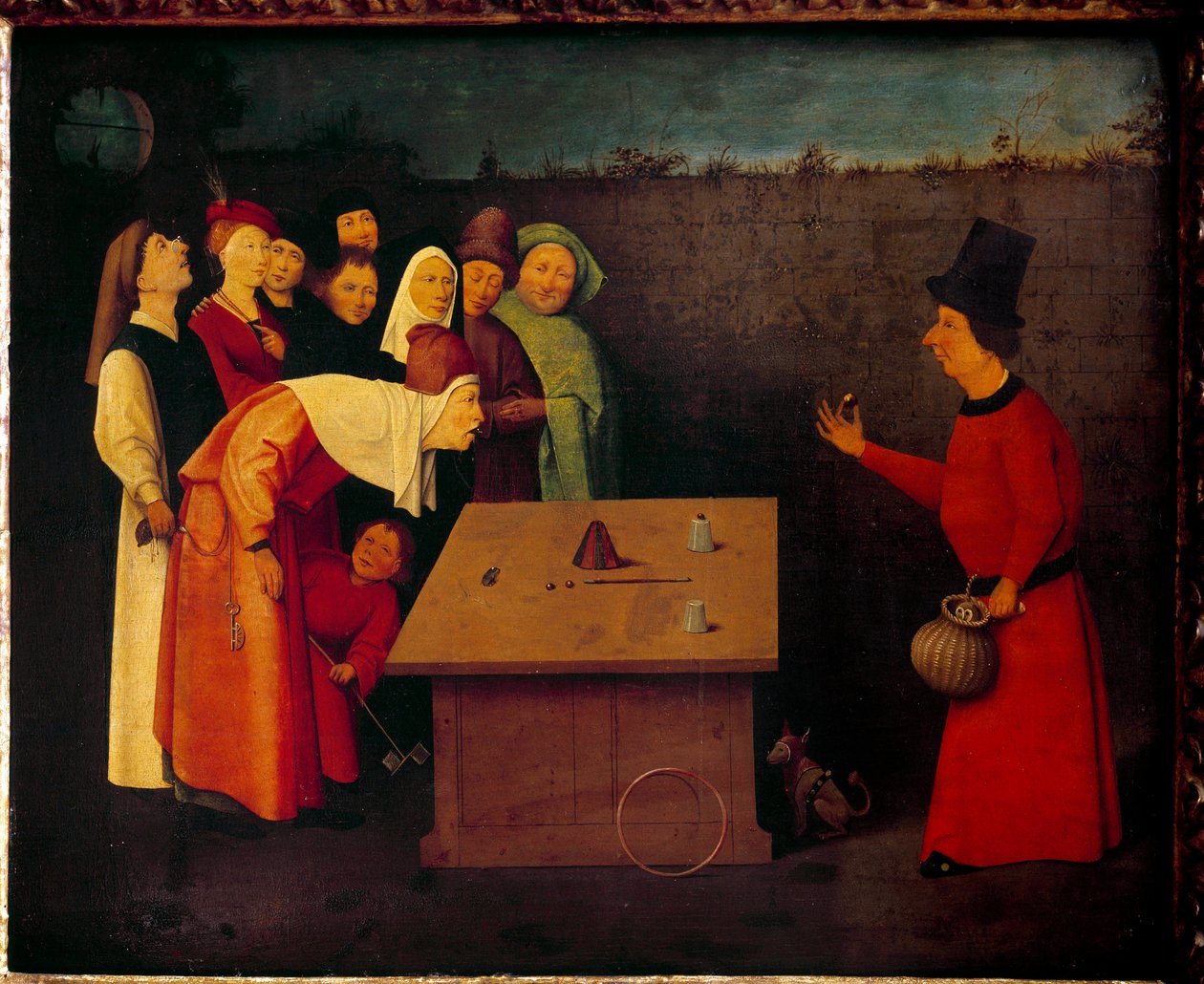 Il ritrattista (o mago) da Hieronymus Bosch