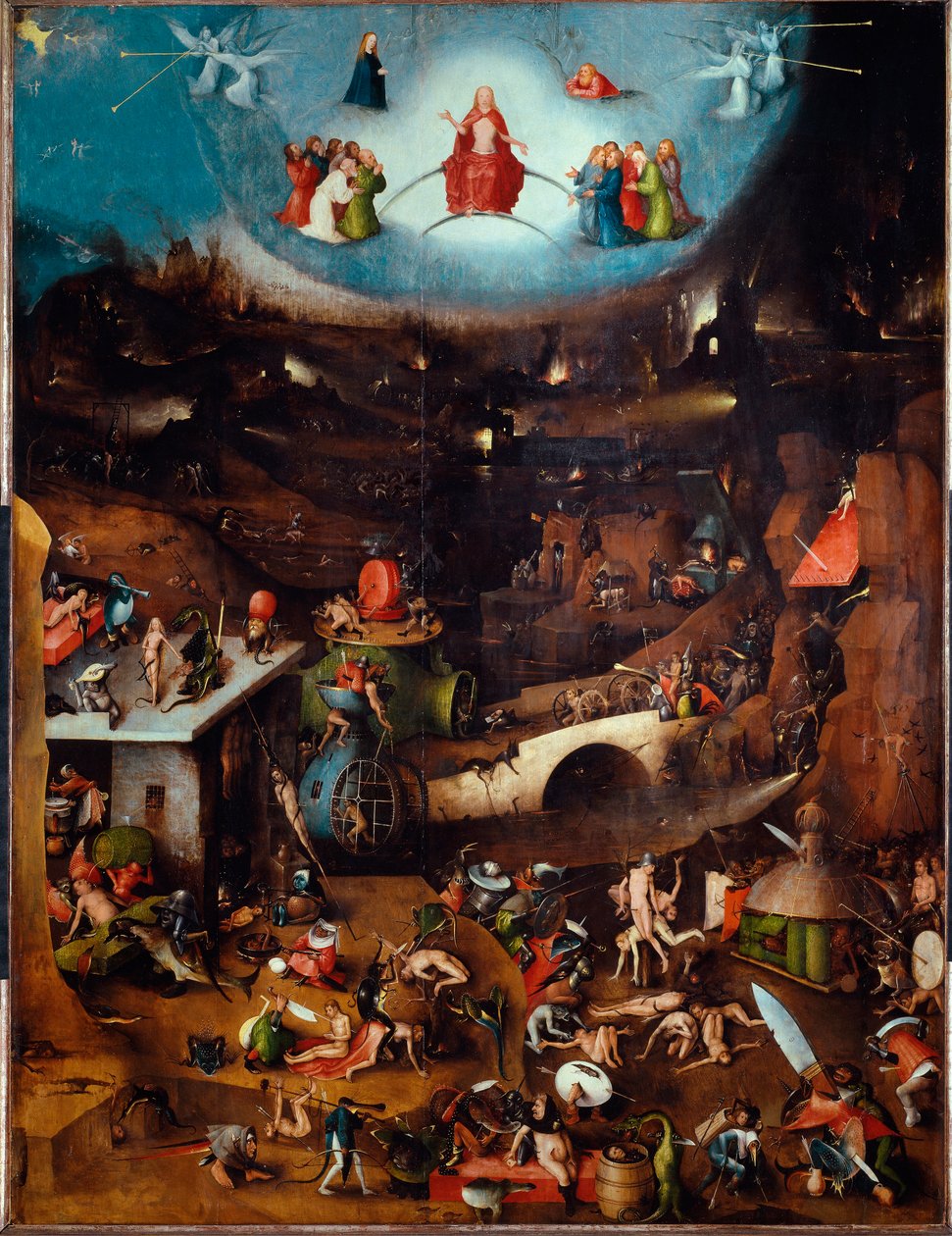Trittico del Giudizio Universale, pannello centrale da Hieronymus Bosch
