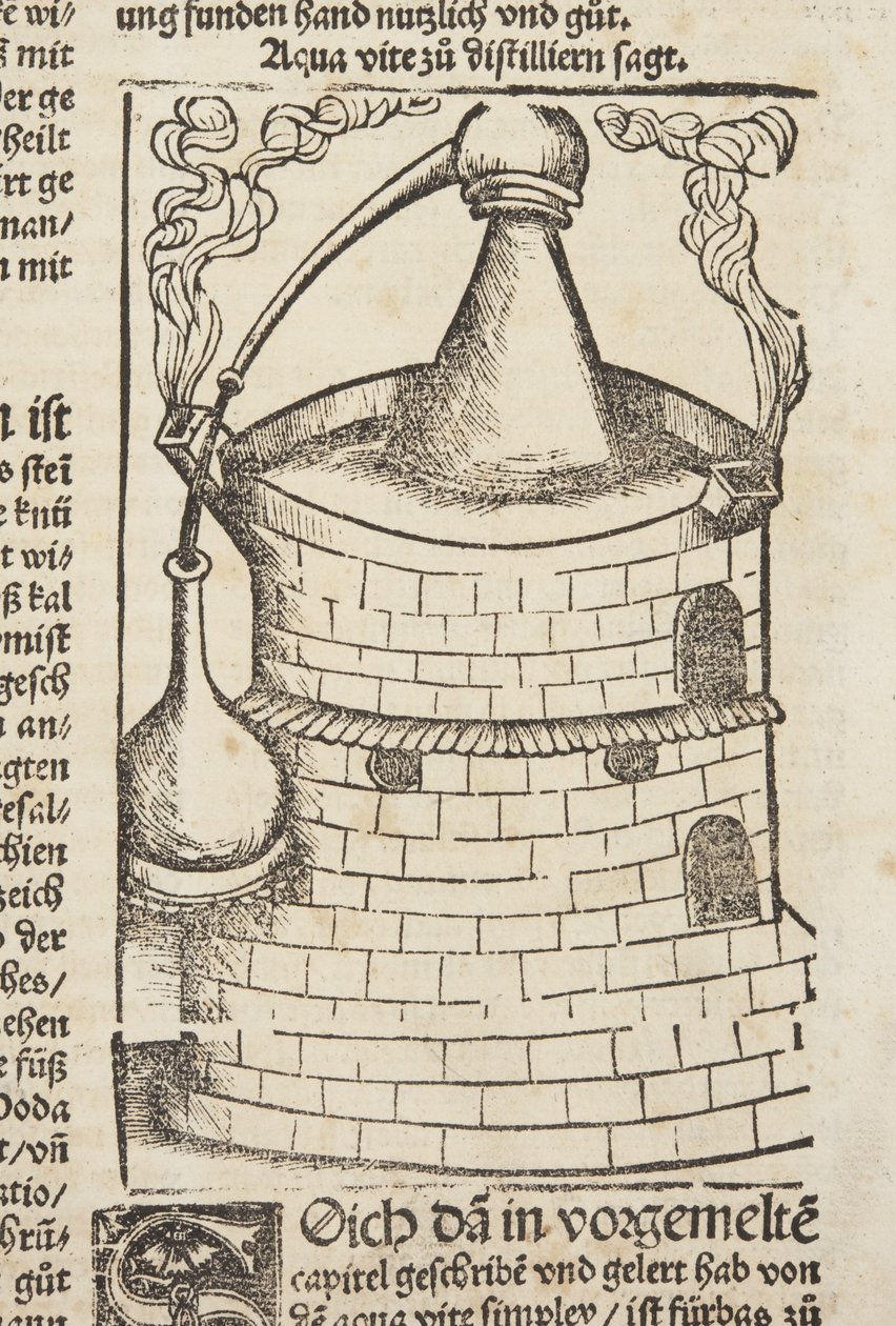 Il libro della distillazione da Hieronymus Brunschwig