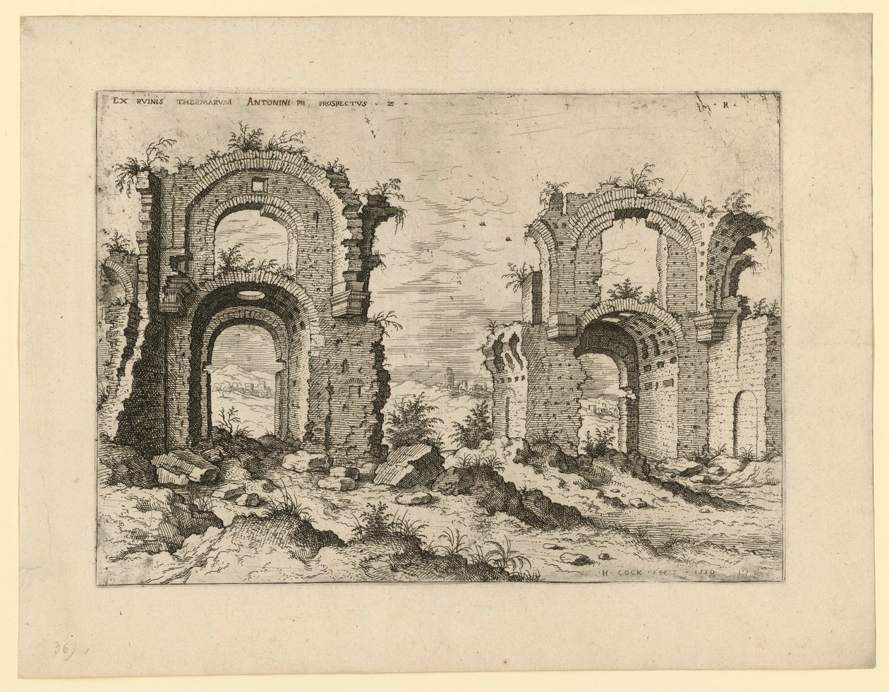 Le terme di Antonio Pio da Hieronymus Cock