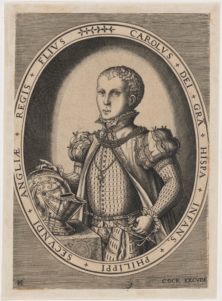 Don Carlos, Principe delle Asturie da Hieronymus Cock