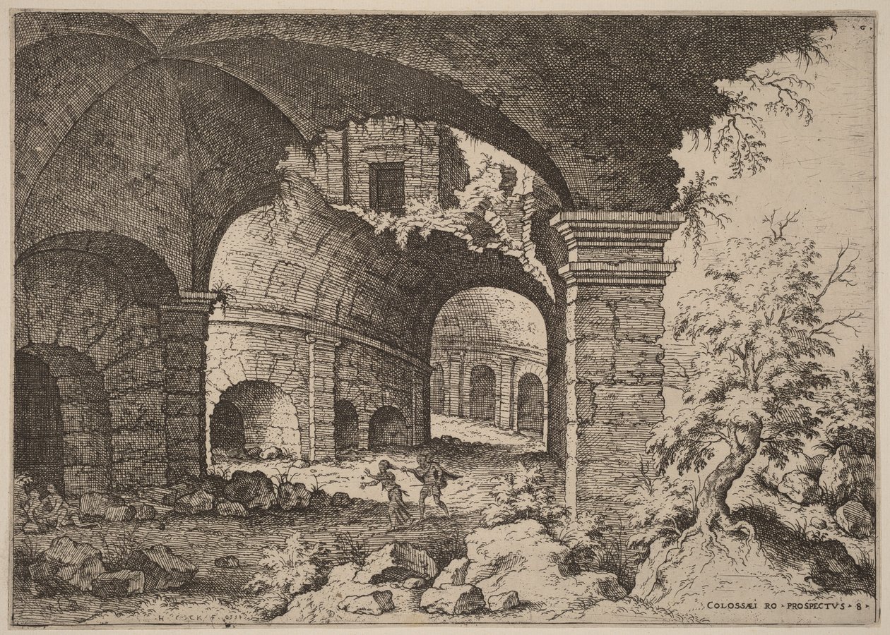 Ottava veduta del Colosseo da Hieronymus Cock