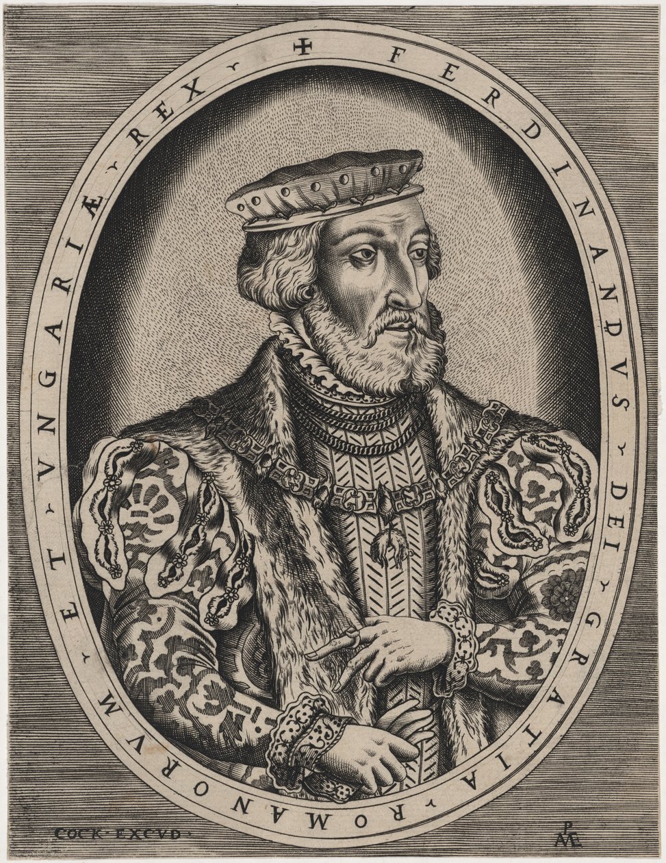 Ferdinando I, imperatore romano da Hieronymus Cock