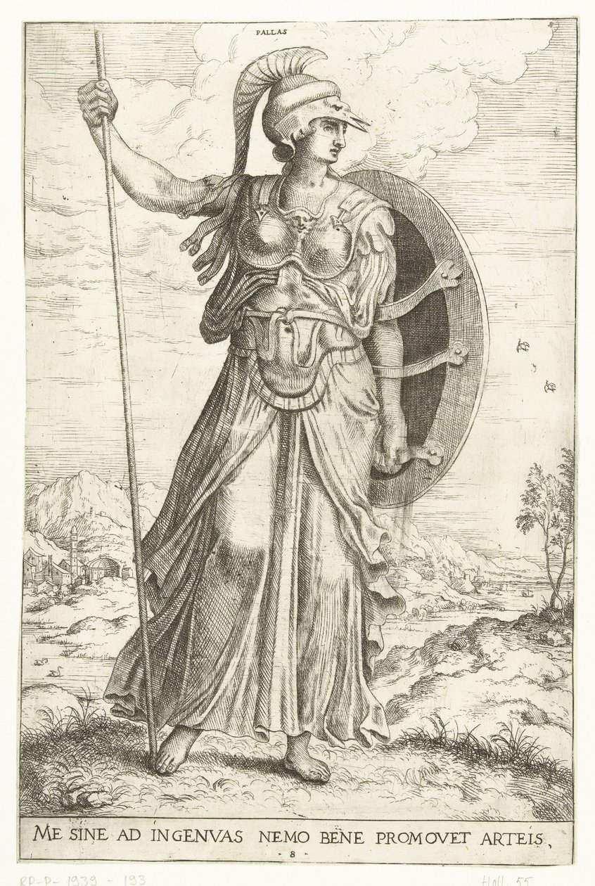 Minerva da Hieronymus Cock