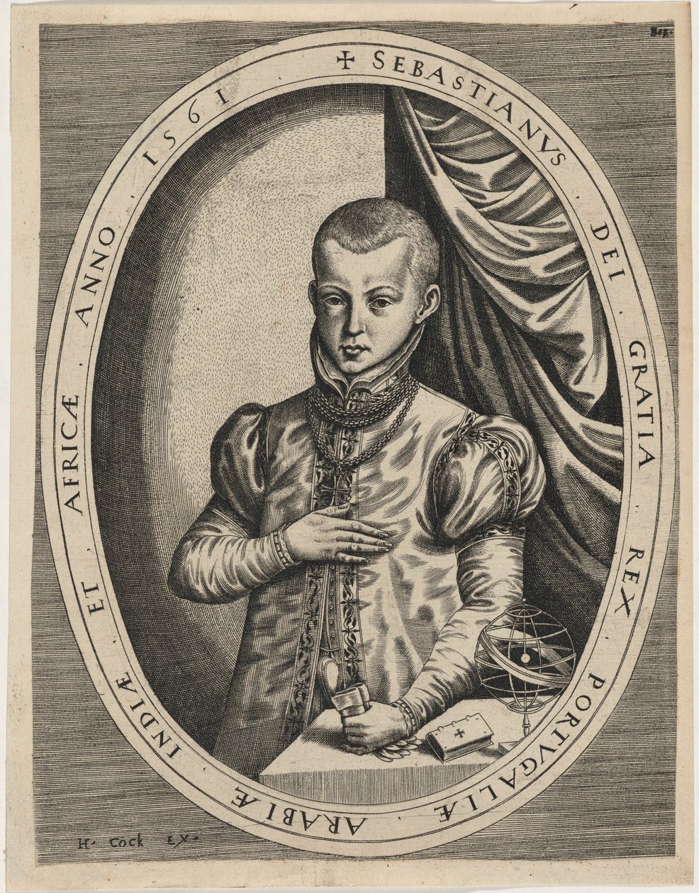 Sebastiano, re del Portogallo da Hieronymus Cock