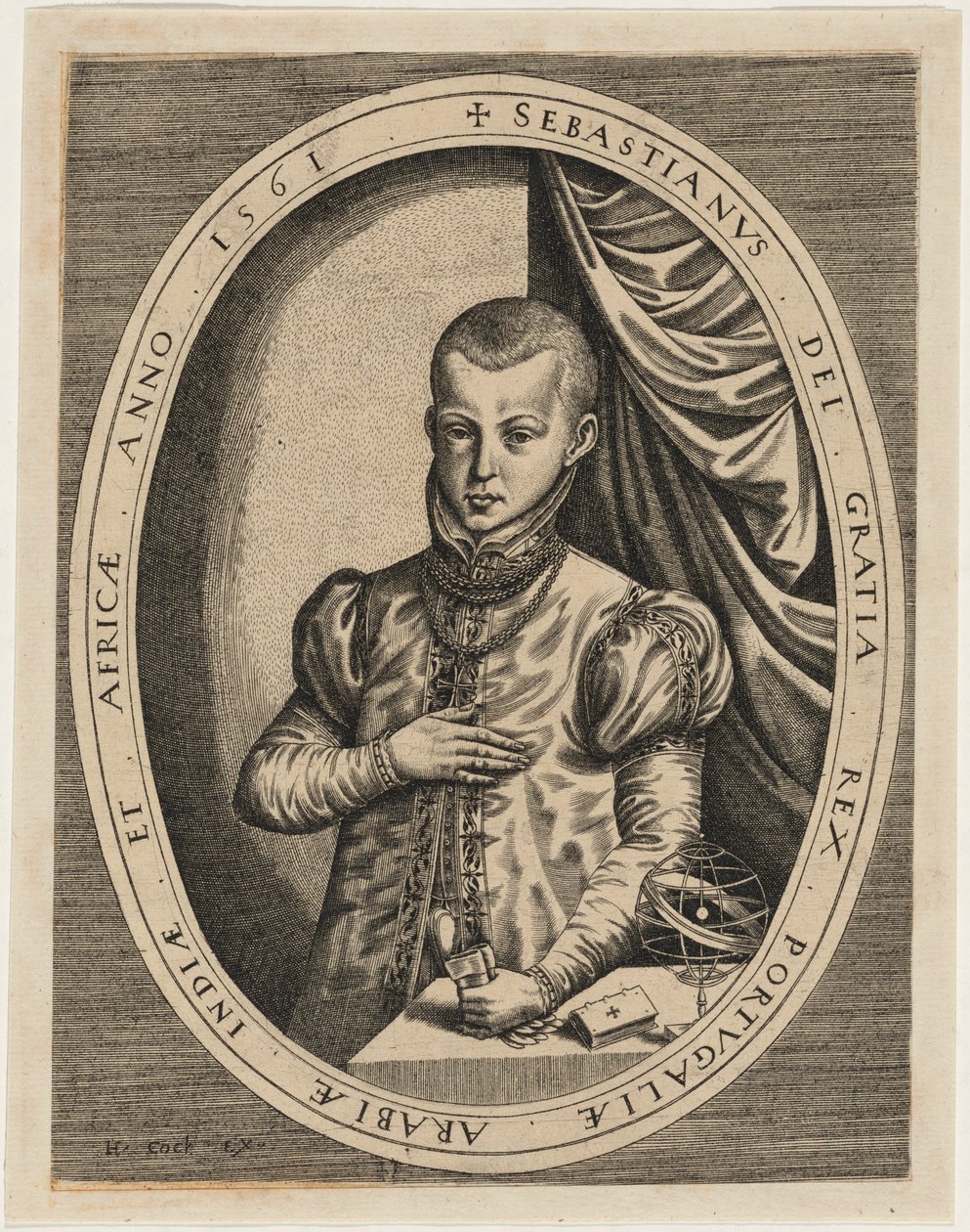 Sebastiano, re del Portogallo da Hieronymus Cock