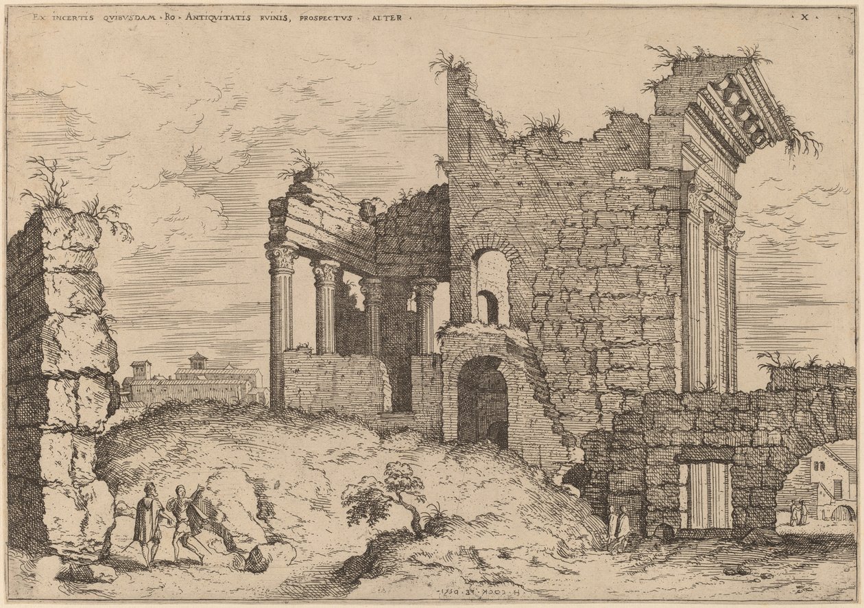 Seconda vista del Foro di Nerva da Hieronymus Cock