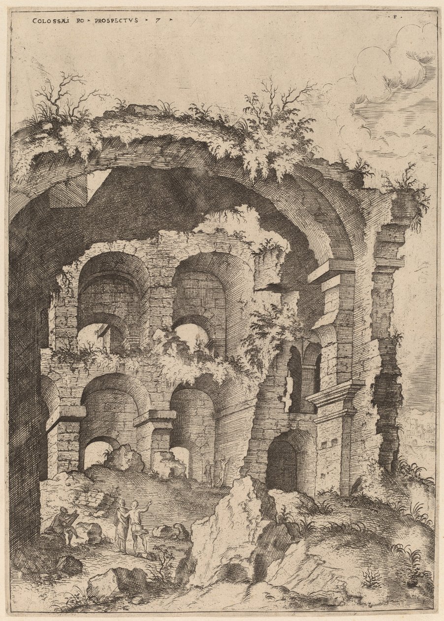 Settima vista del Colosseo da Hieronymus Cock