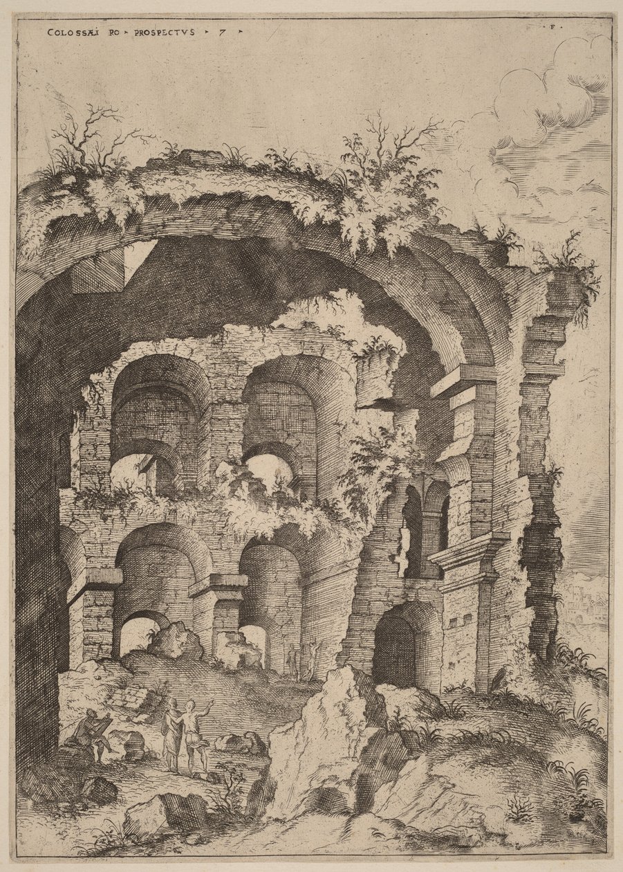 Settima veduta del Colosseo da Hieronymus Cock