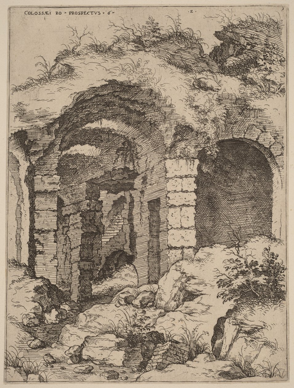 Sesta veduta del Colosseo da Hieronymus Cock
