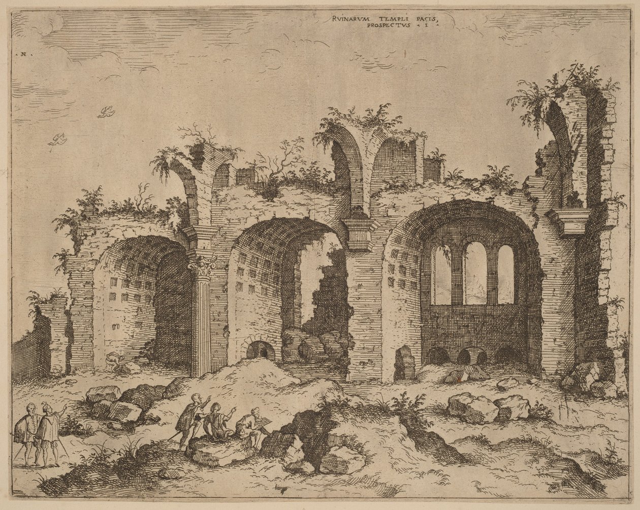 La Basilica di Costantino da Hieronymus Cock