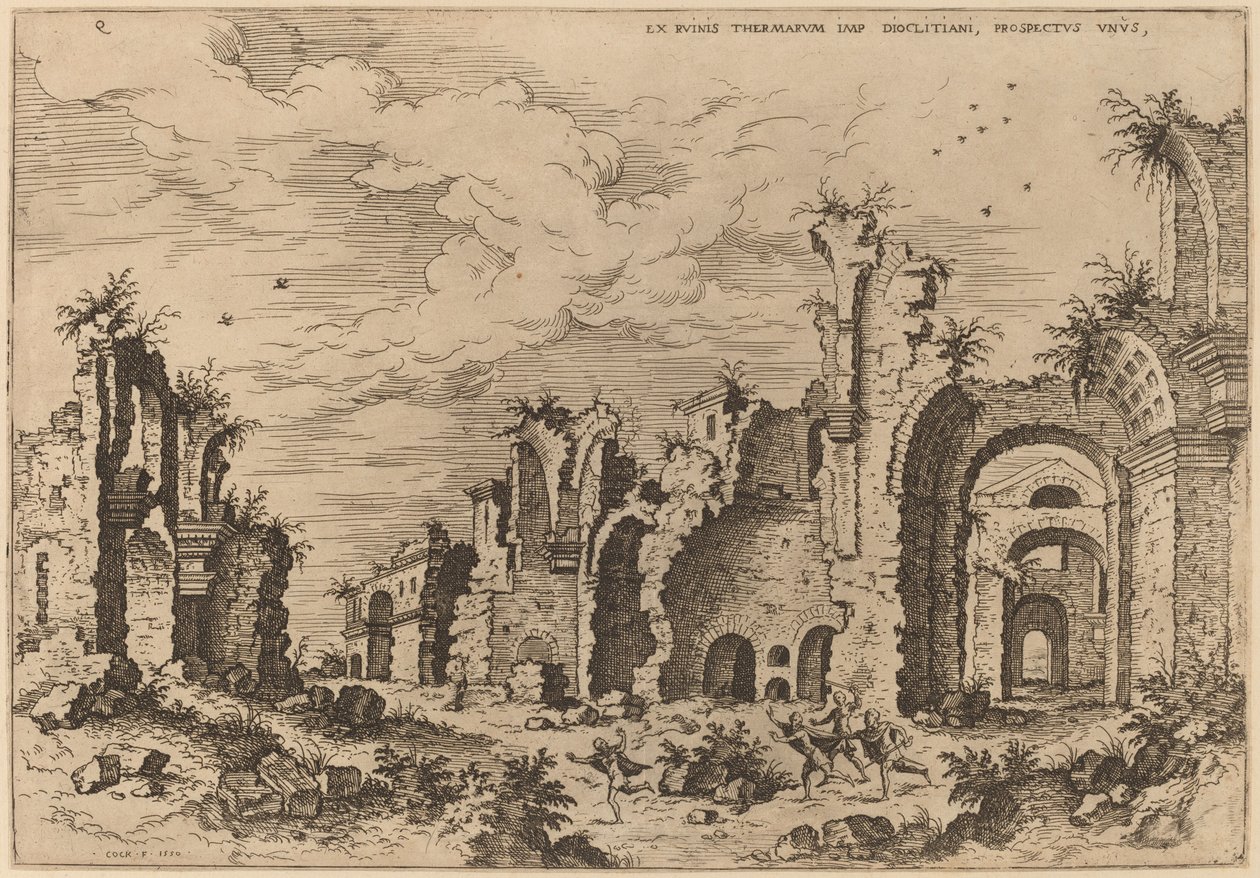 Le Terme di Diocleziano da Hieronymus Cock