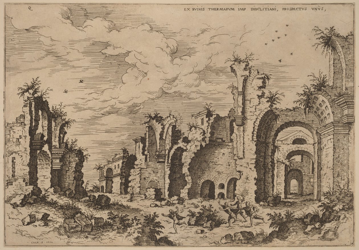 Le Terme di Diocleziano da Hieronymus Cock