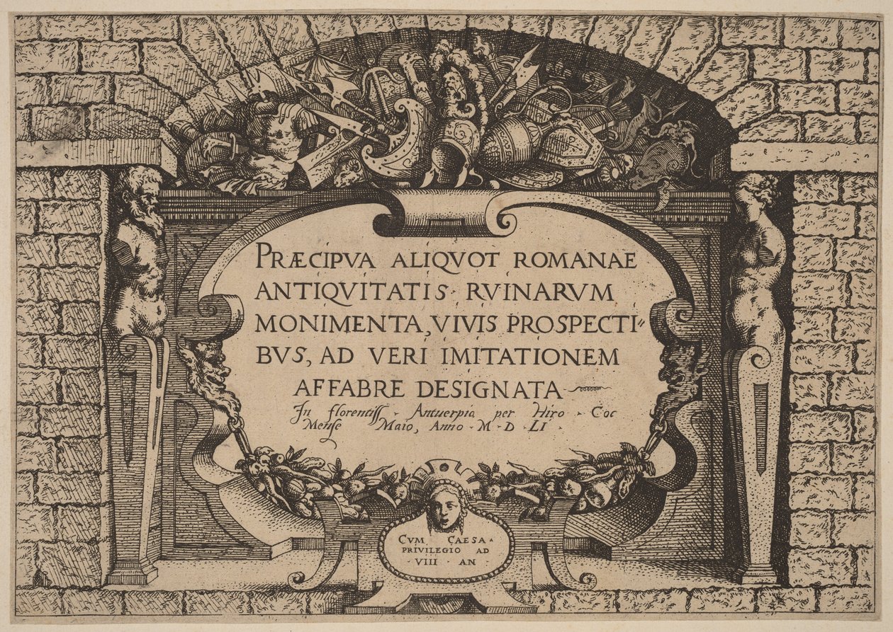 Frontespizio da Hieronymus Cock