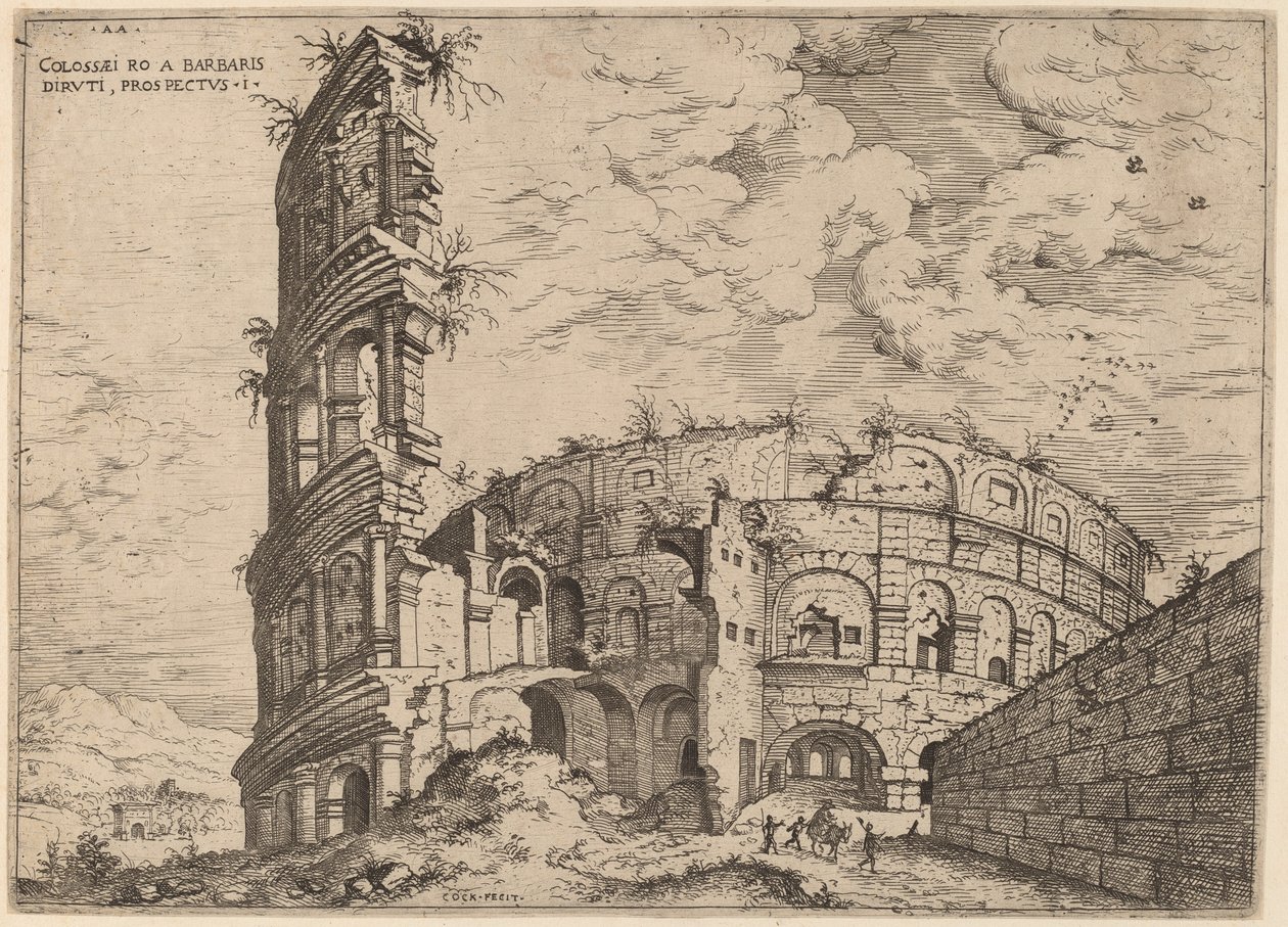 Veduta del Colosseo da Hieronymus Cock