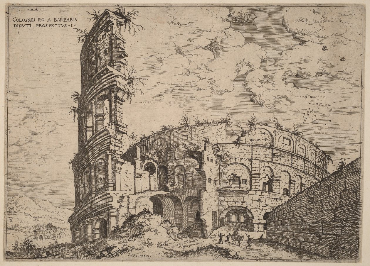 Vista del Colosseo da Hieronymus Cock