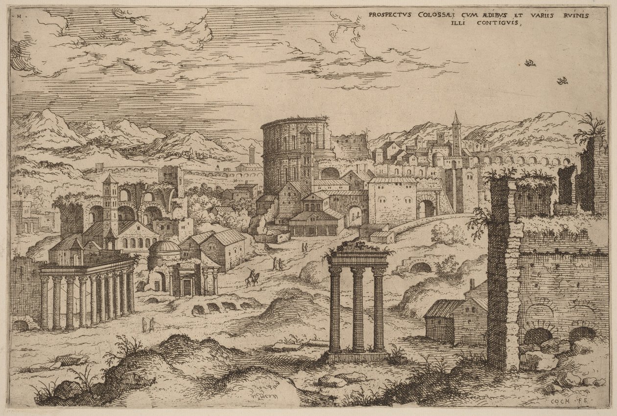 Vista del Foro da Hieronymus Cock