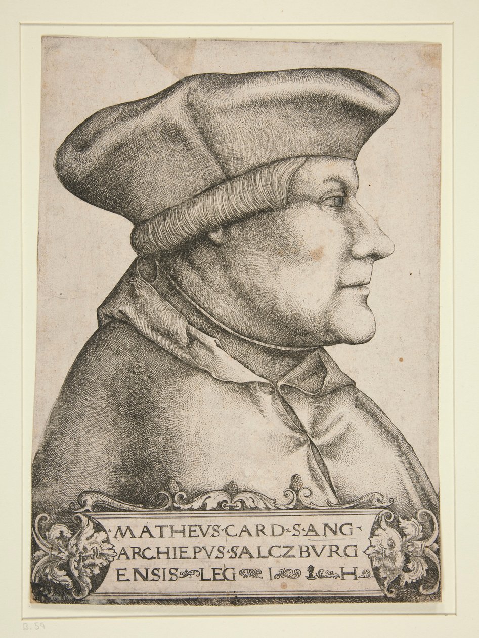Matthäus Lang, Cardinale-Arcivescovo di Salisburgo da Hieronymus Hopfer