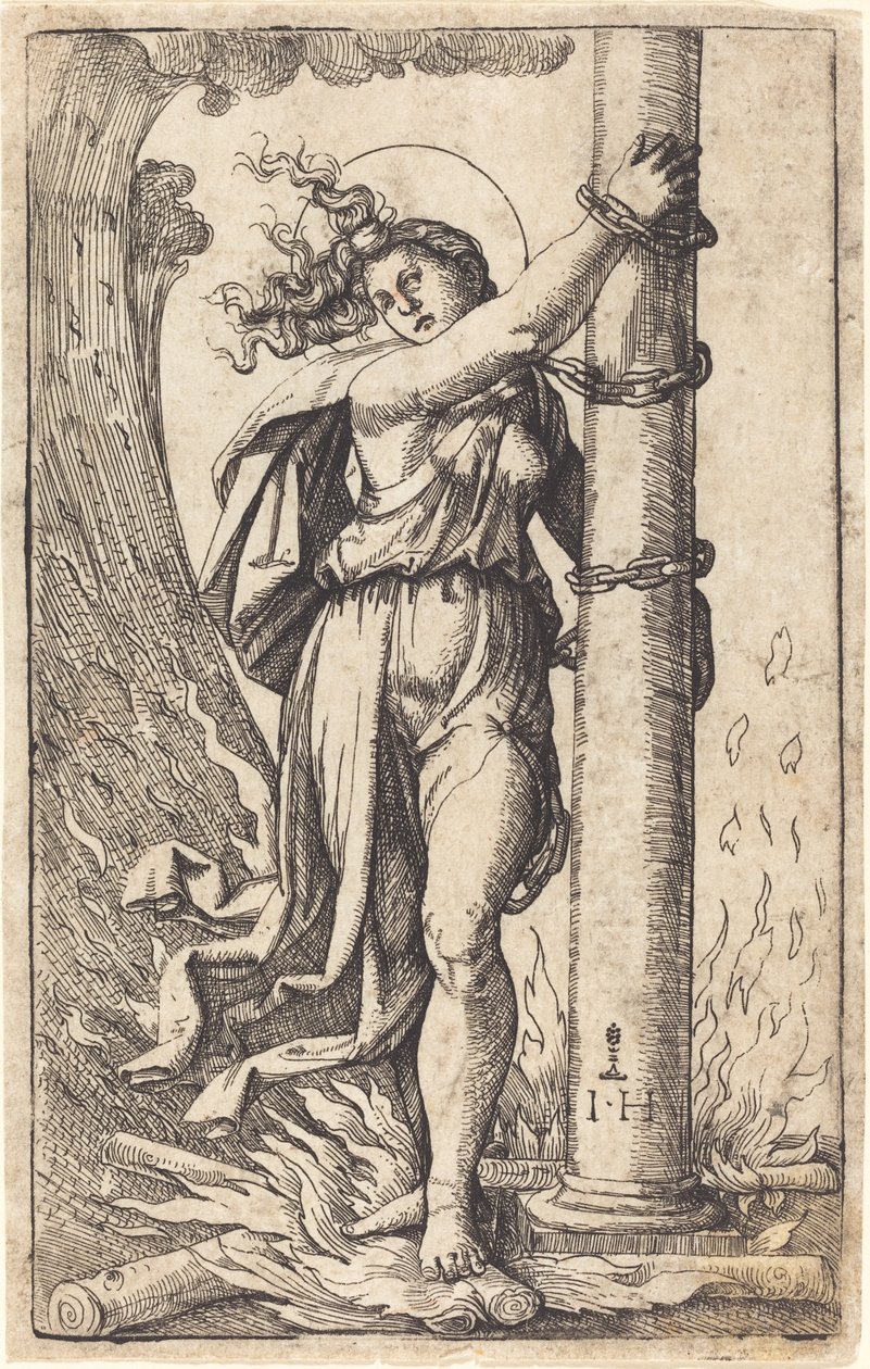 Fortezza da Hieronymus Hopfer after Marcantonio Raimondi