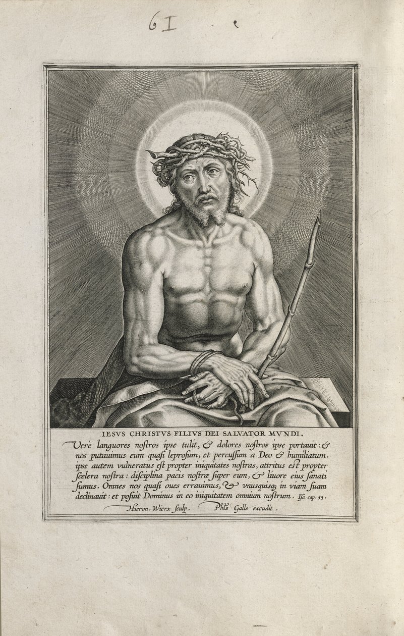 Ecce Homo da Hieronymus Wierix