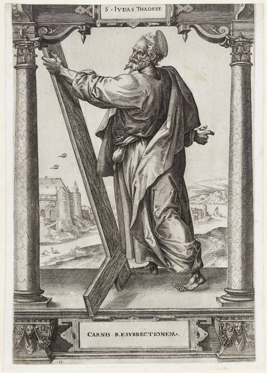 San Giuda Taddeo da Hieronymus Wierix