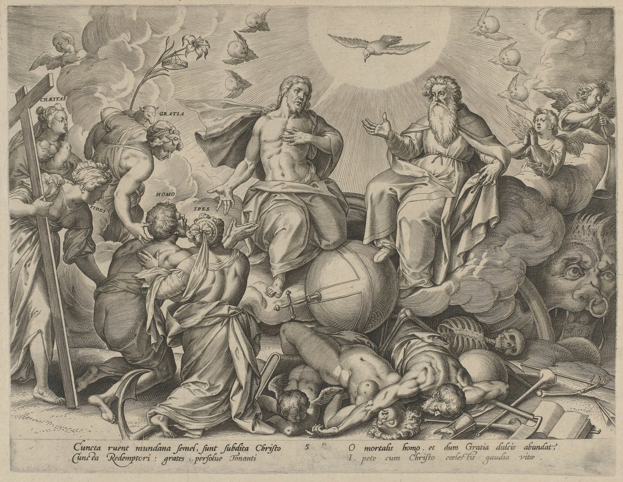 Giudizio Universale da Hieronymus Wierix