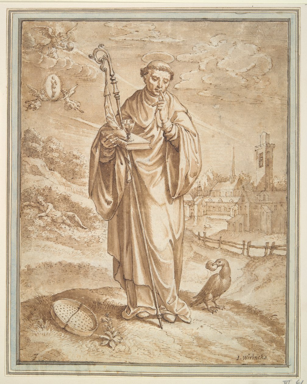 San Benedetto da Hieronymus Wierix
