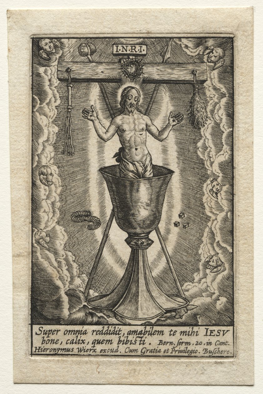 Il sangue del Redentore da Hieronymus Wierix