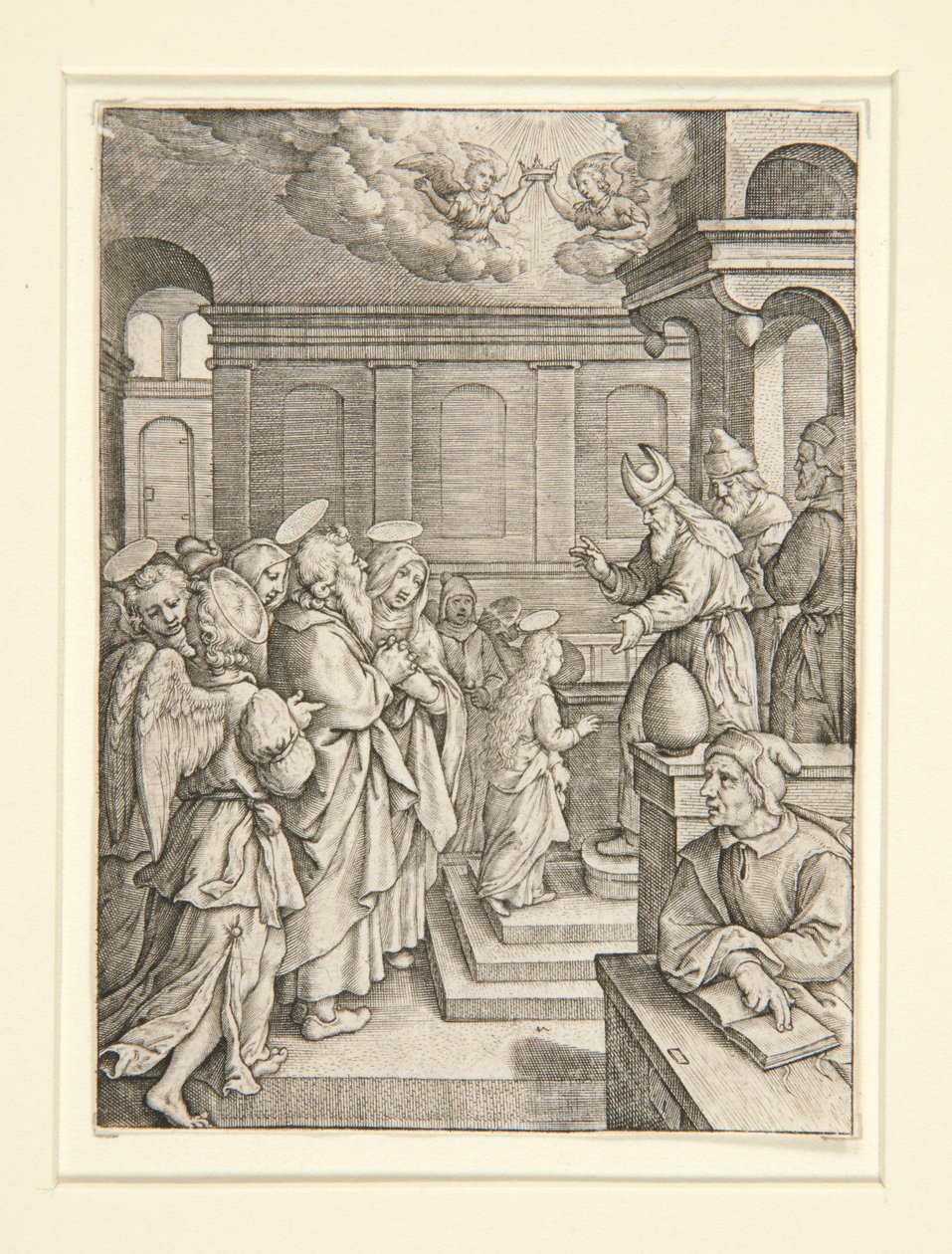 La Presentazione della Vergine, dalla serie La Vita della Vergine da Hieronymus Wierix