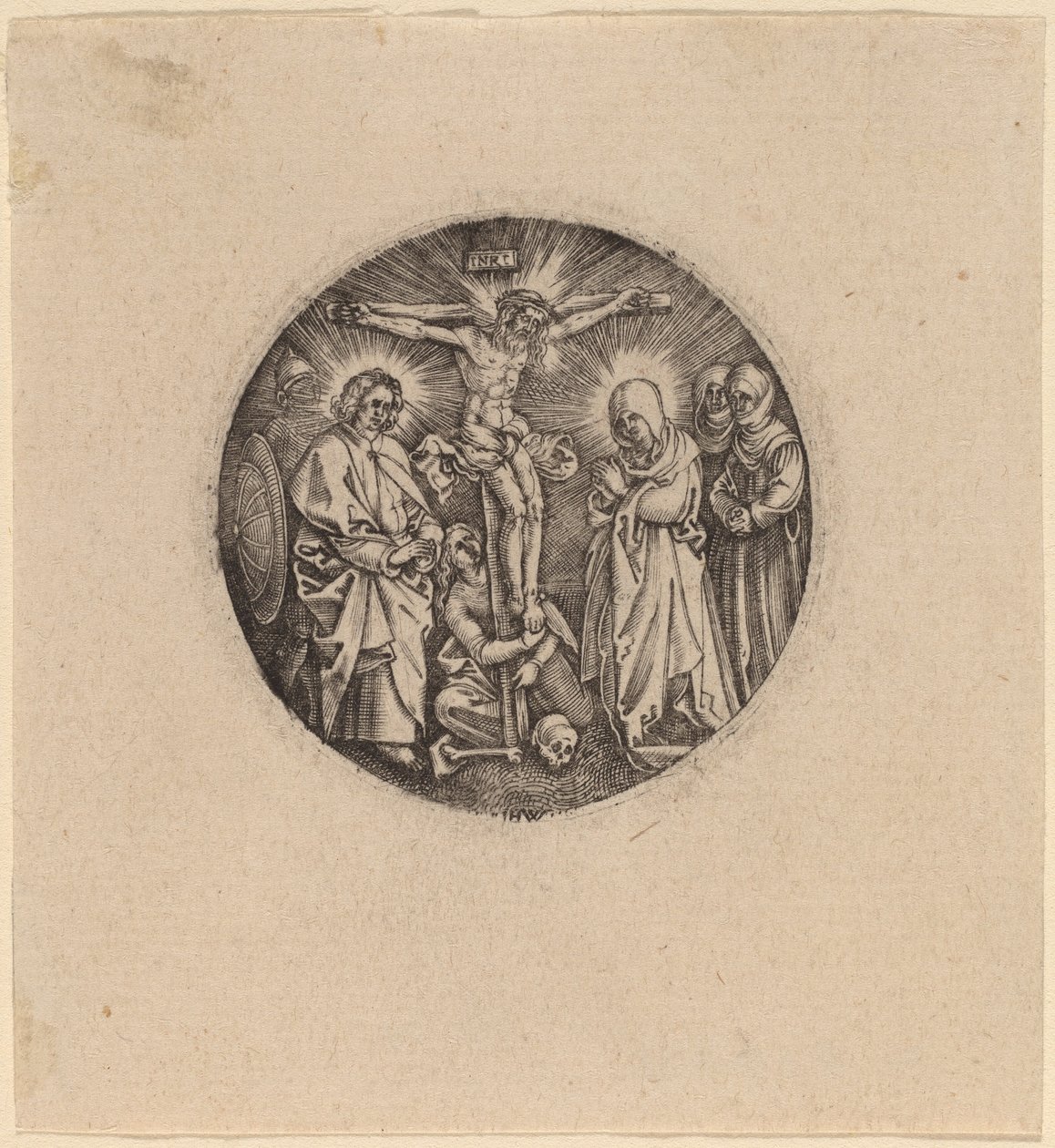 La Crocifissione chiamata il Pomello della Spada di Massimiliano da Hieronymus Wierix and Antonie Wierix after Albrecht Dürer