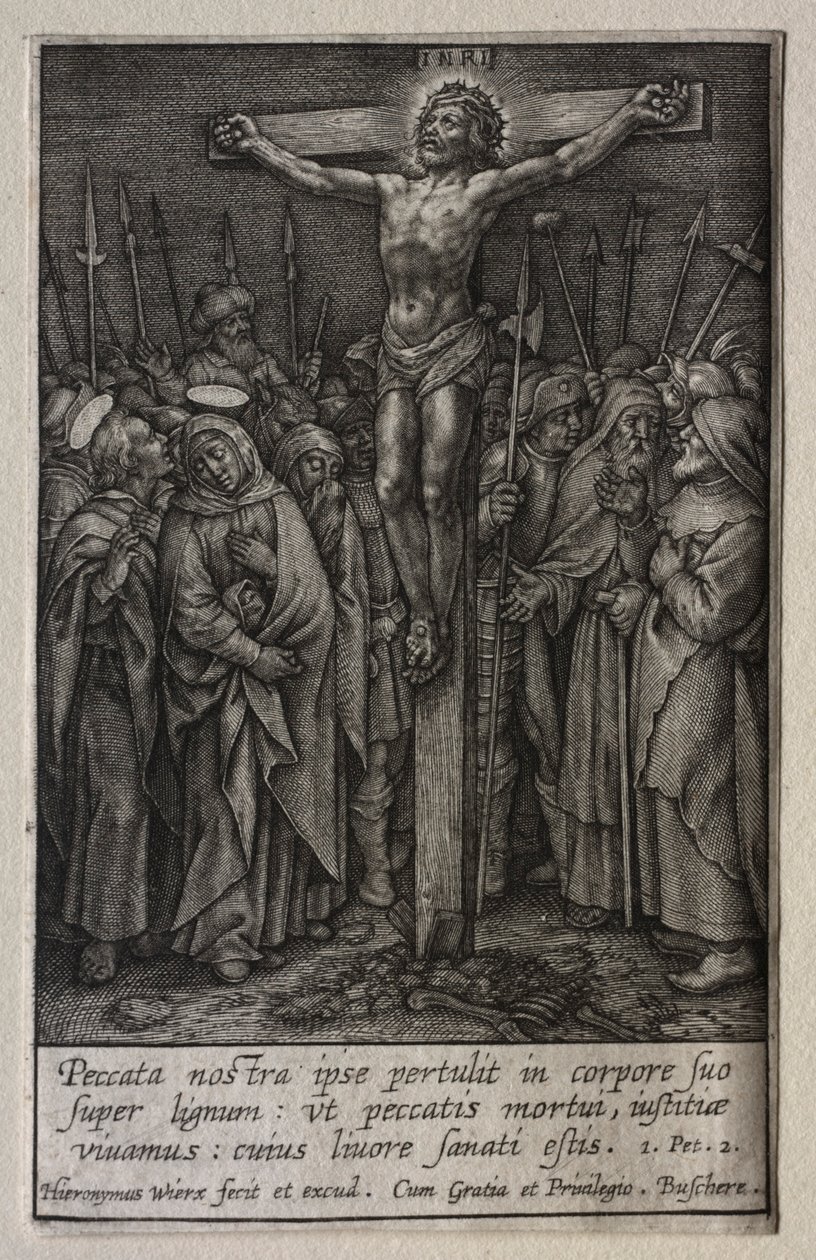 La Passione: la Crocifissione da Hieronymus or Jerome Wierix