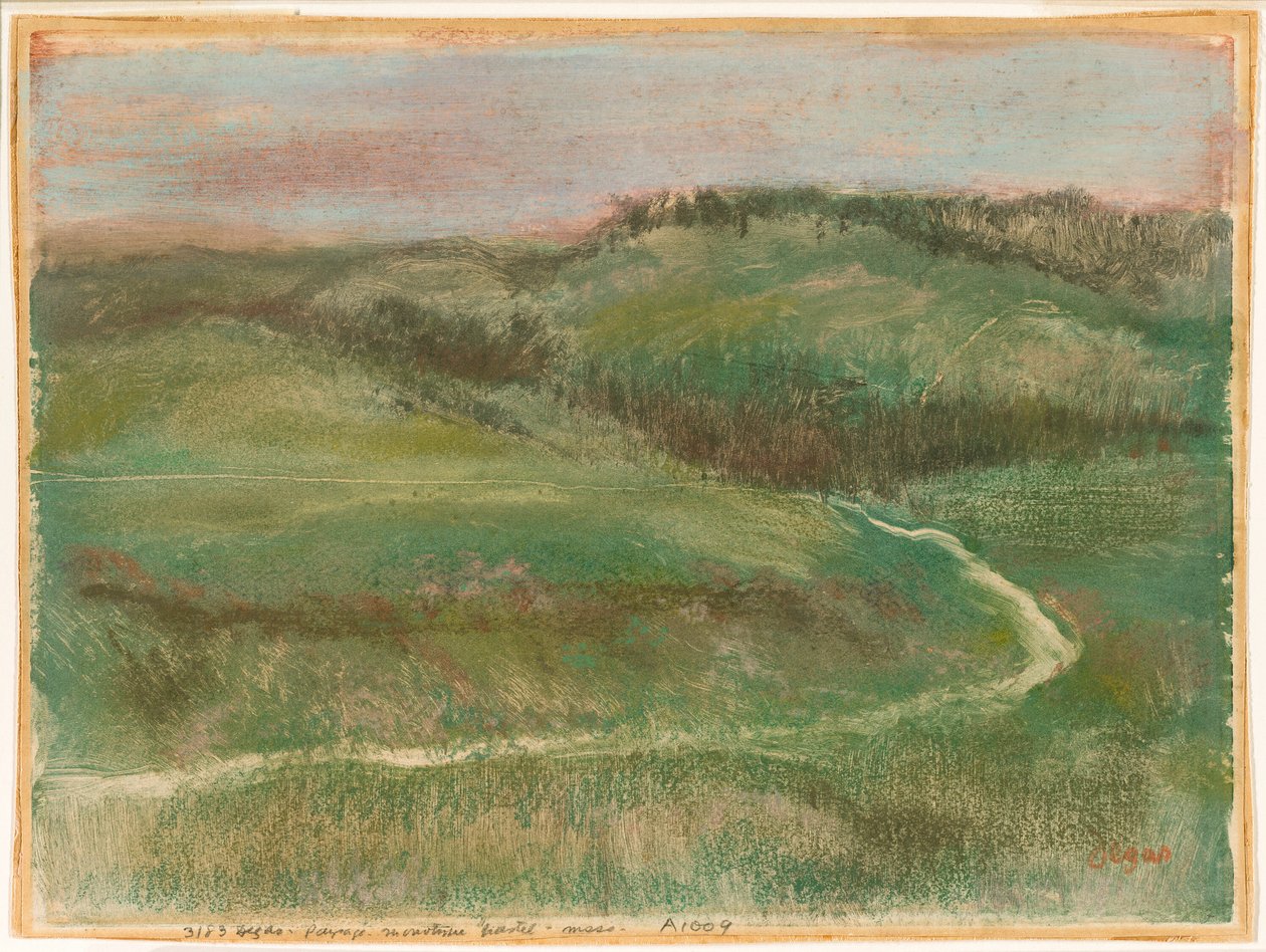 Paesaggio da Hilaire Germain Edgar Degas