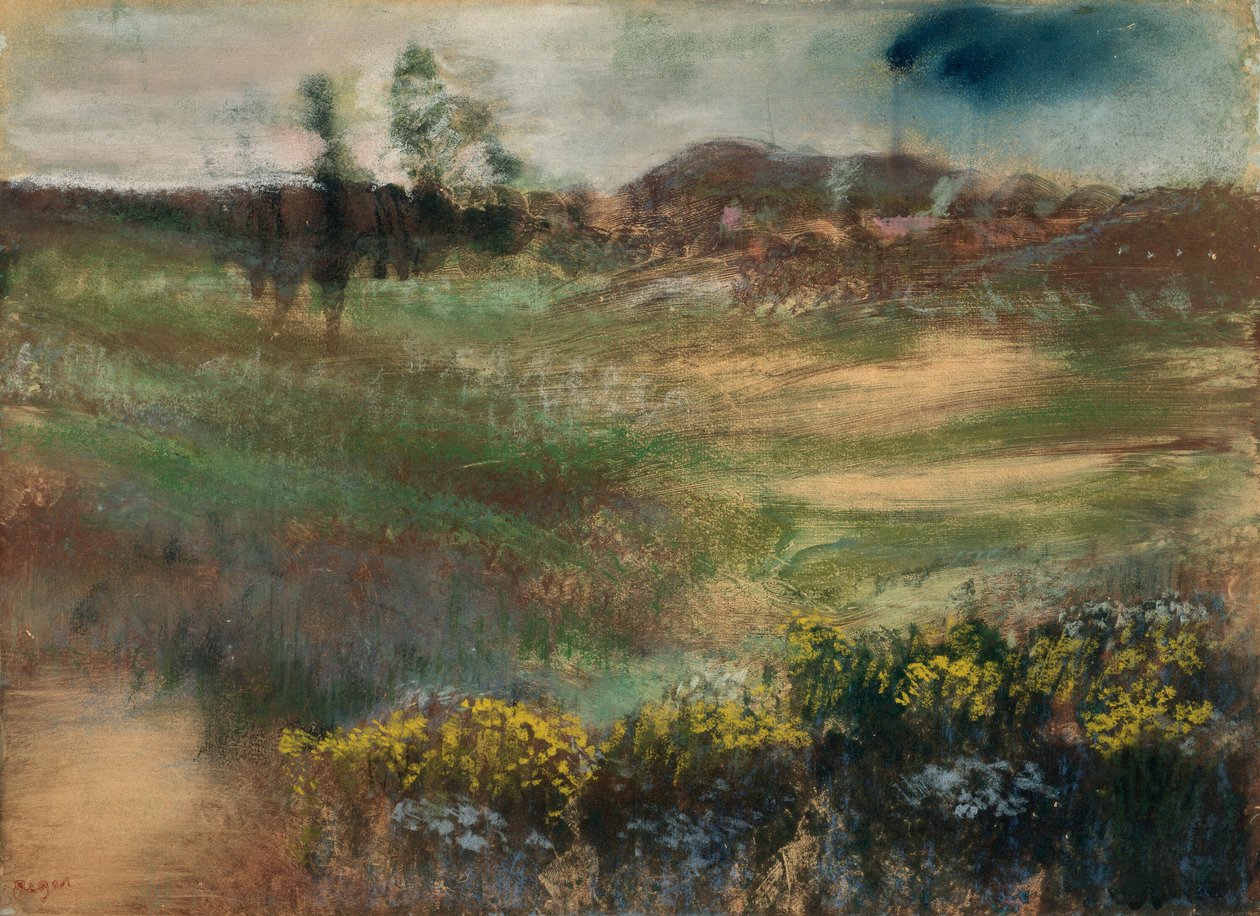 Paesaggio con ciminiere da Hilaire Germain Edgar Degas