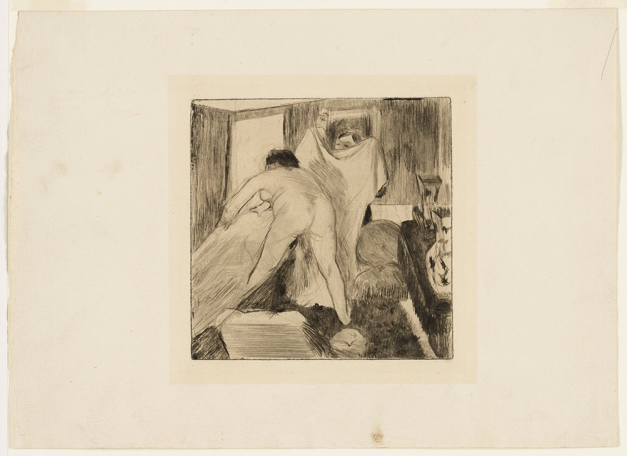 Lasciare il bagno da Hilaire Germain Edgar Degas