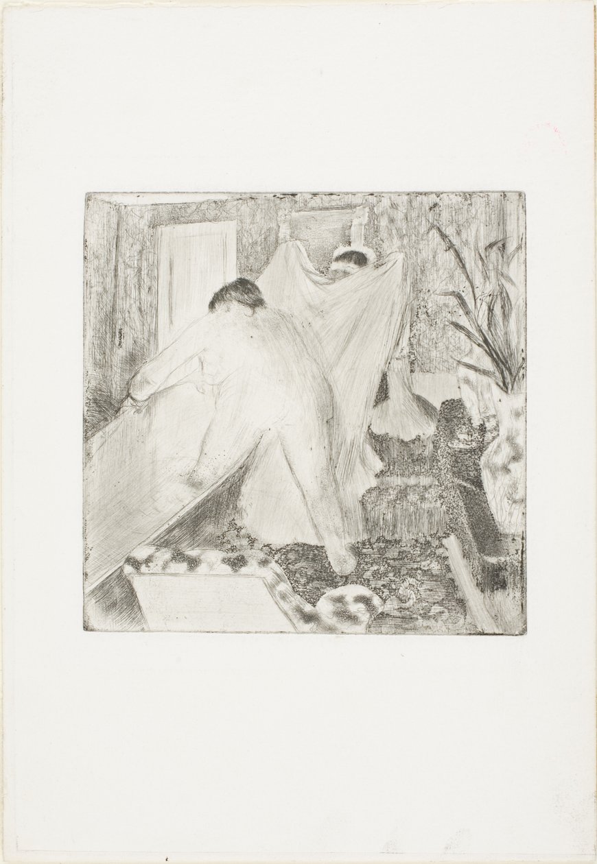 Lasciare il bagno da Hilaire Germain Edgar Degas