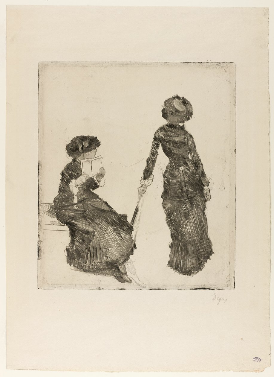 Mary Cassatt al Louvre: La Galleria degli Etruschi da Hilaire Germain Edgar Degas