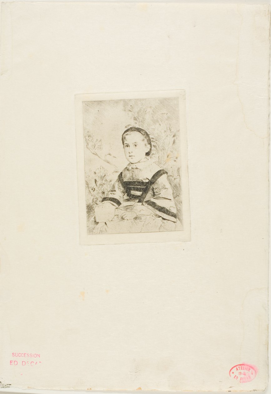 Mlle. N. Wolkonska, secondo piatto da Hilaire Germain Edgar Degas