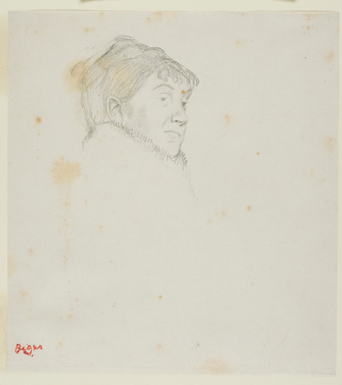 Ritratto di Madame Dietz-Monnin (già Testa di donna) da Hilaire Germain Edgar Degas