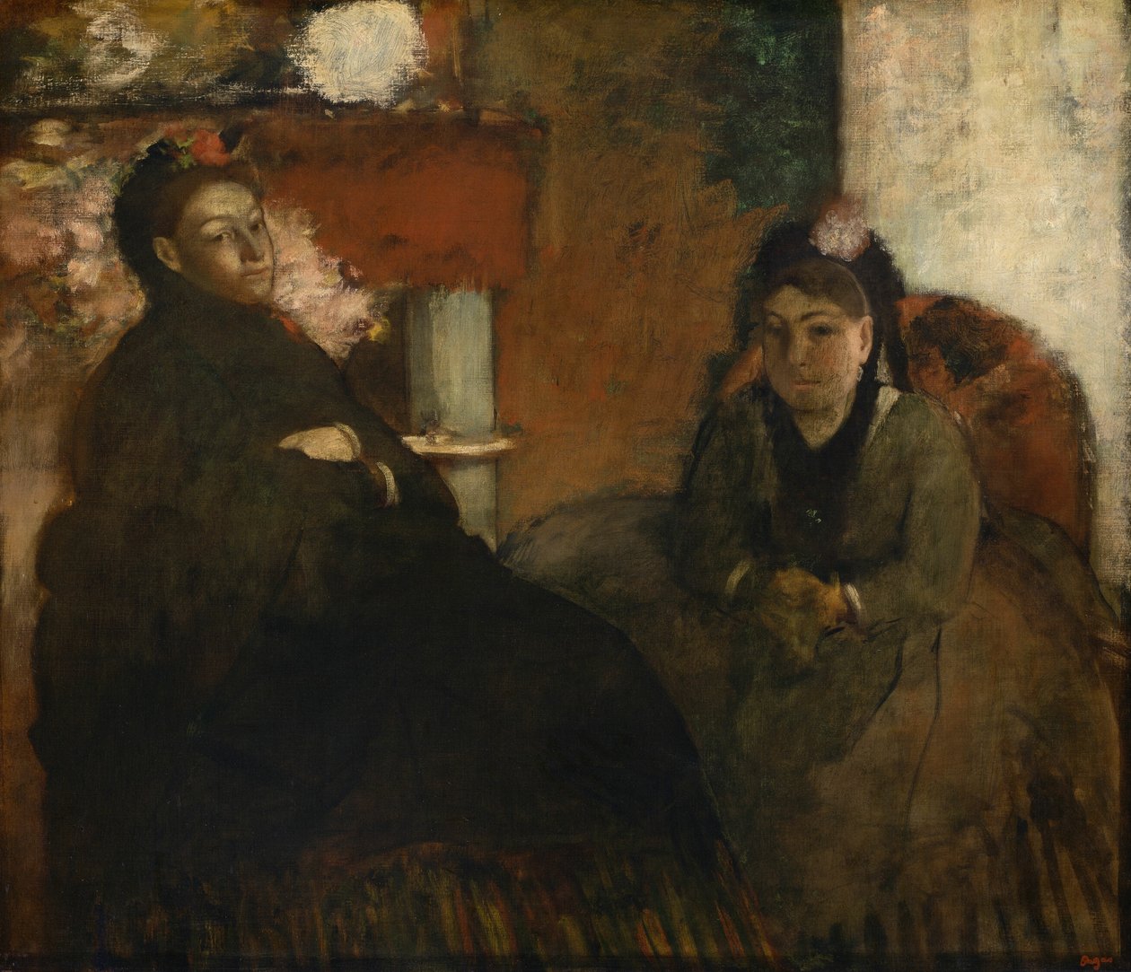 Ritratto di Mme Lisle e Mme Loubens da Hilaire Germain Edgar Degas