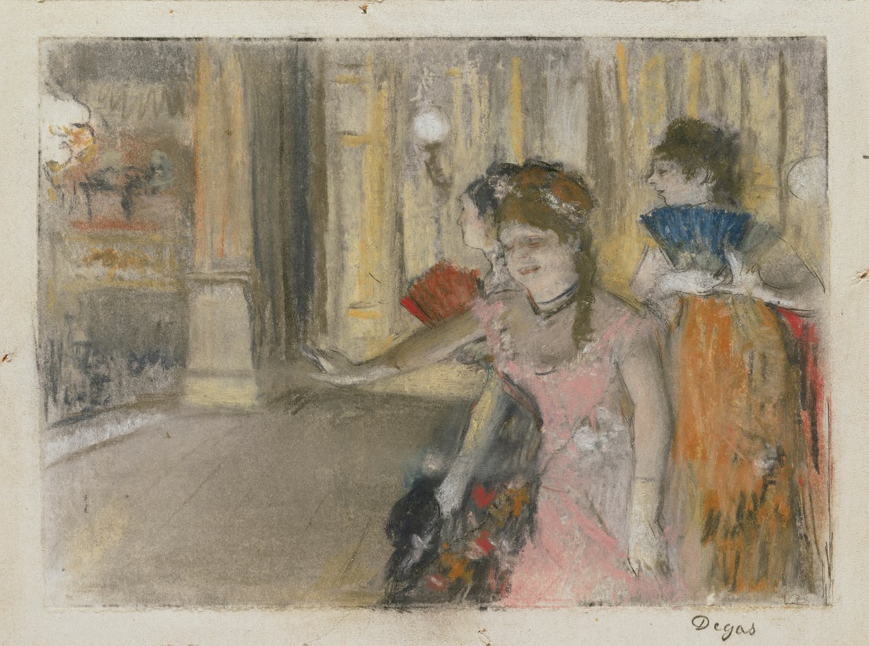 Cantanti sul palco da Hilaire Germain Edgar Degas