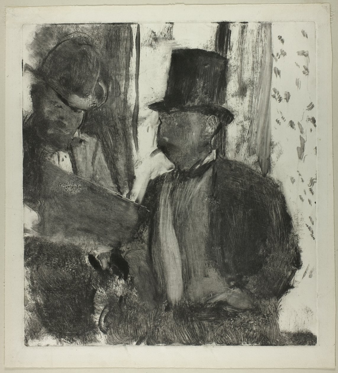 I due intenditori da Hilaire Germain Edgar Degas