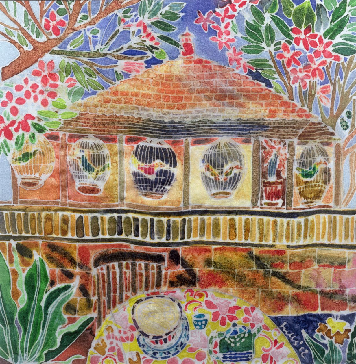 Lotus Cafe, Ubud, Bali, 2002 da Hilary Simon