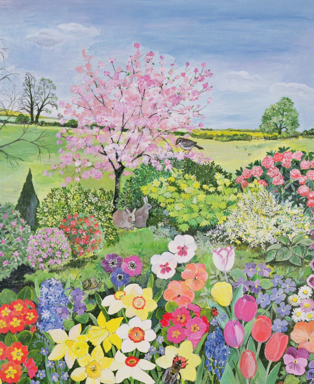 Primavera dalle Quattro Stagioni (una di un set di quattro) da Hilary Jones