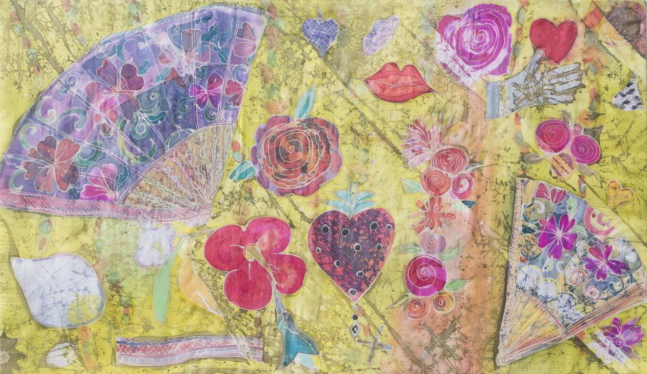 Ventaglio e fiori da Hilary Simon