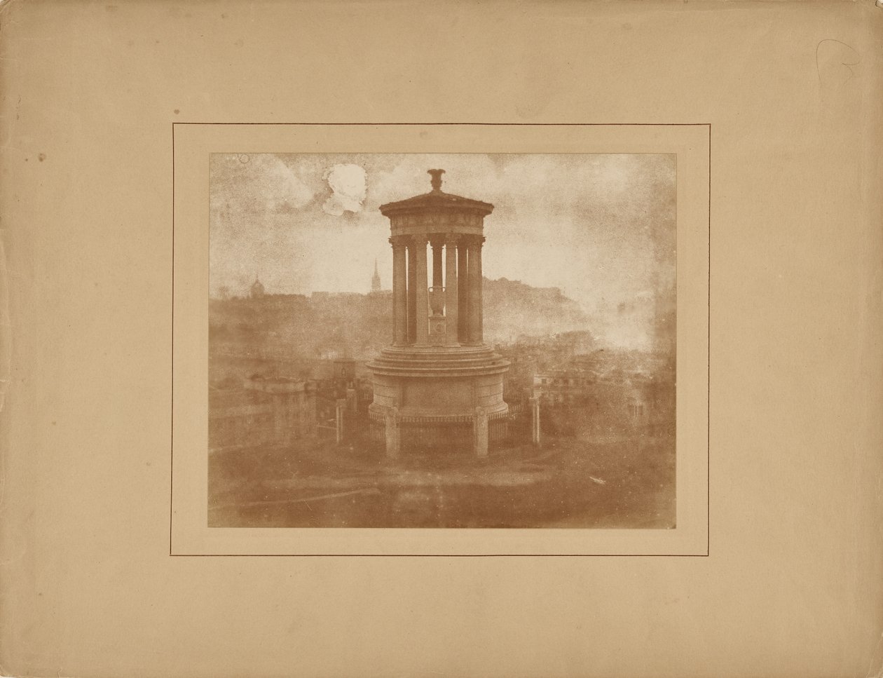 [Calton Hill, il monumento a Dugald Stewart] da Hill and Adamson