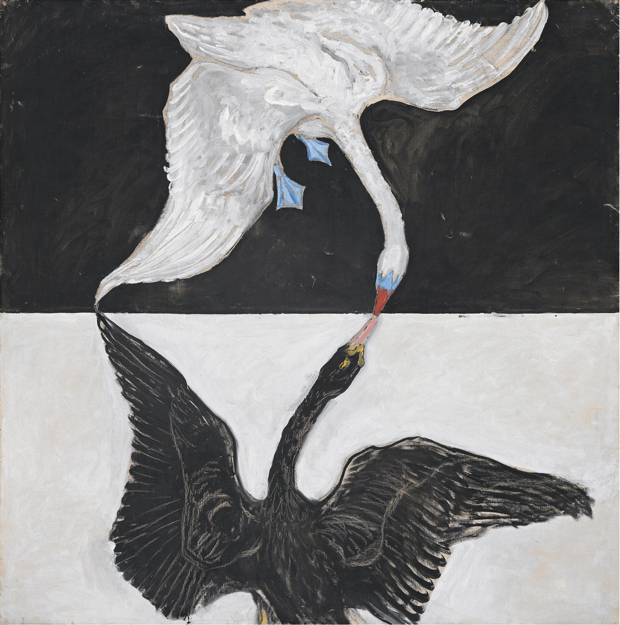 Gruppo IX/SUW, n. 1, Il cigno, n. 1 da Hilma af Klint
